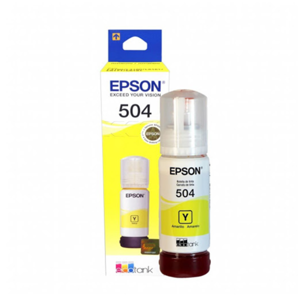 Tinta Epson Amarelo Refil T504420-al 70ml (Original)