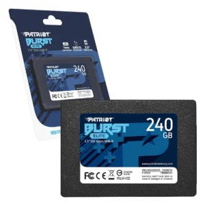Ssd Patriot Burst Elite 240gb Sata3 2,5 7mm Leitura 450mb/S Gravacao 320mb/S