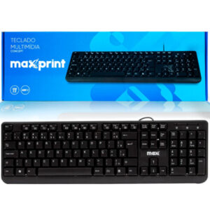 Teclado Multimídia Usb 2.0 Sk-2030 Preto Maxprint