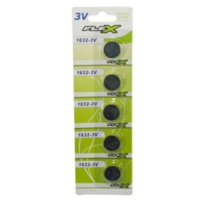 PILHA BATERIA BOTAO FLEX 1632 BLISTER C/ 5 UN